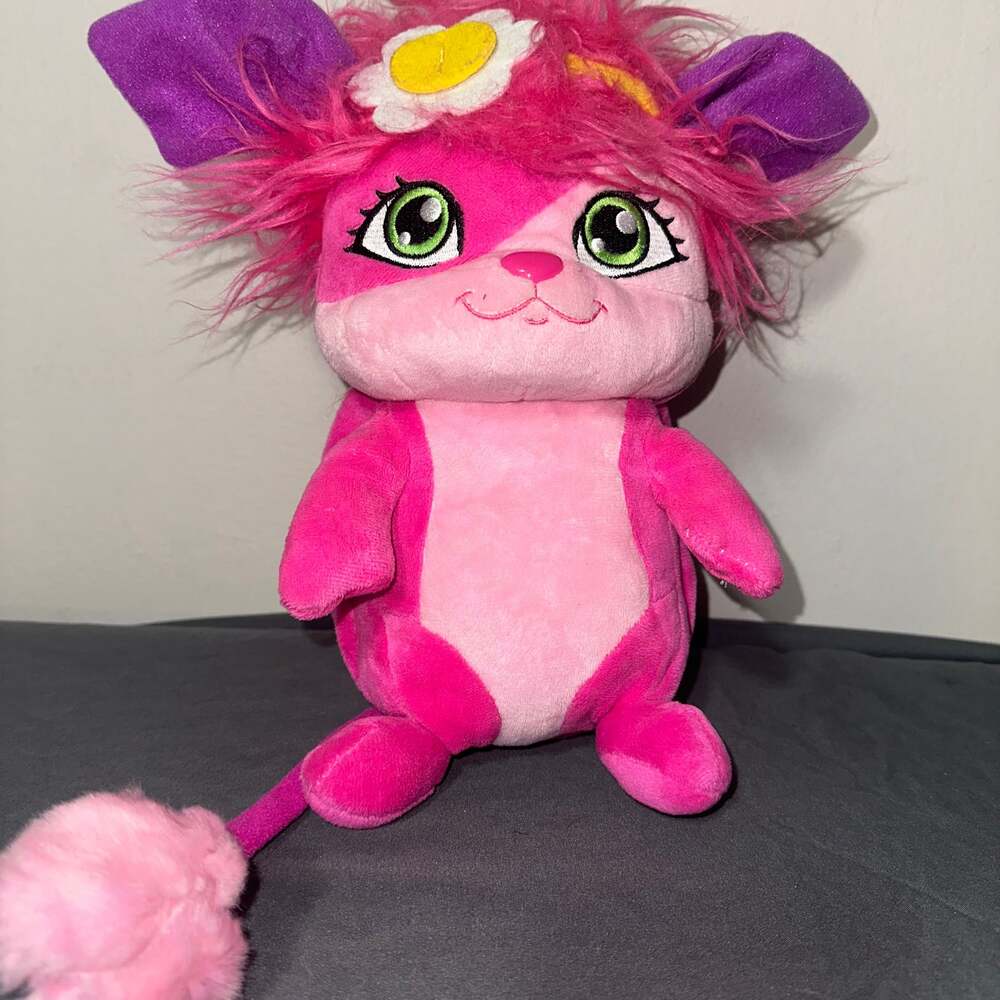 Popples Bubbles Pink 10-inch Plush Stuffed Animal 2015, made by Spin Master